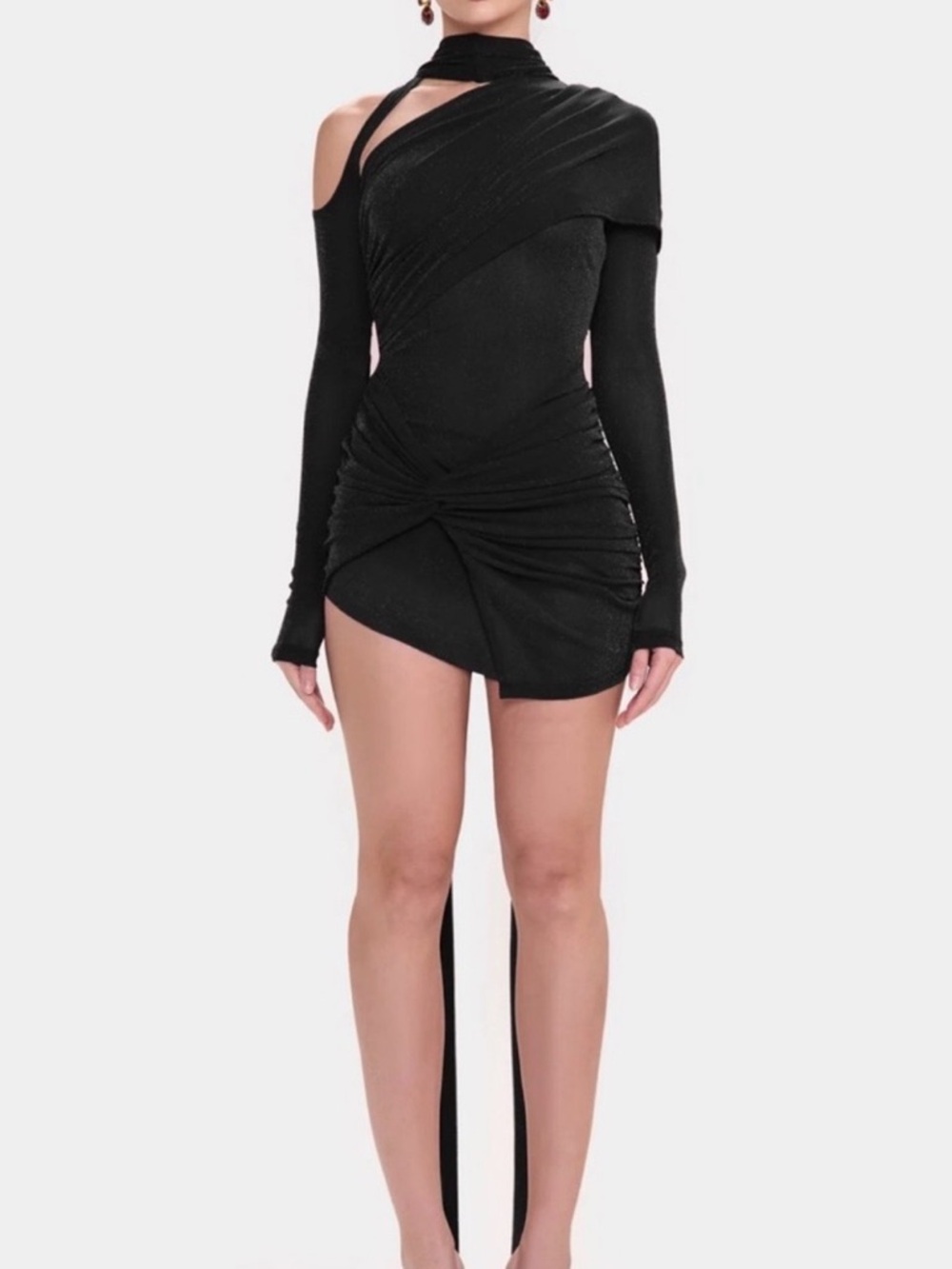 BBX Brand Xtina Mini Dress color Panther Size Small